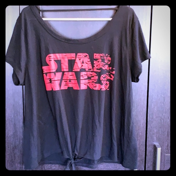 Disney parks Star Wars T-shirt tie front - Picture 1 of 3